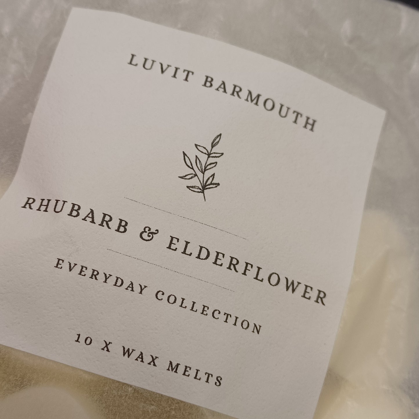 Rhubarb and Elderflower Wax Melts