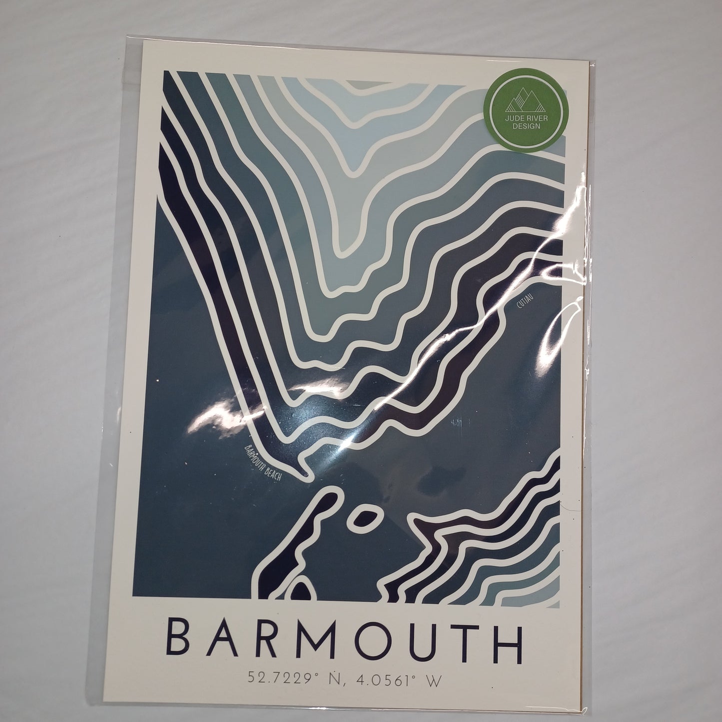 Barmouth Coastline A4 print