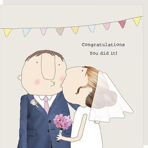 'Congratulations' Wedding greeting card