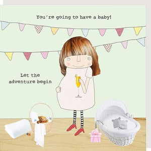 "You're Going to Have a Baby" Greeting Card