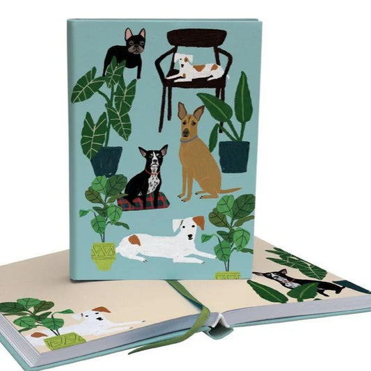 Cat and Dog Palais Hardback Journal