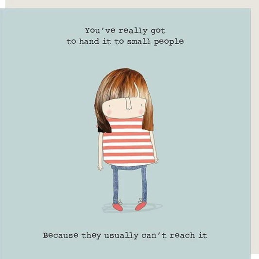'Small People' Greeting Card