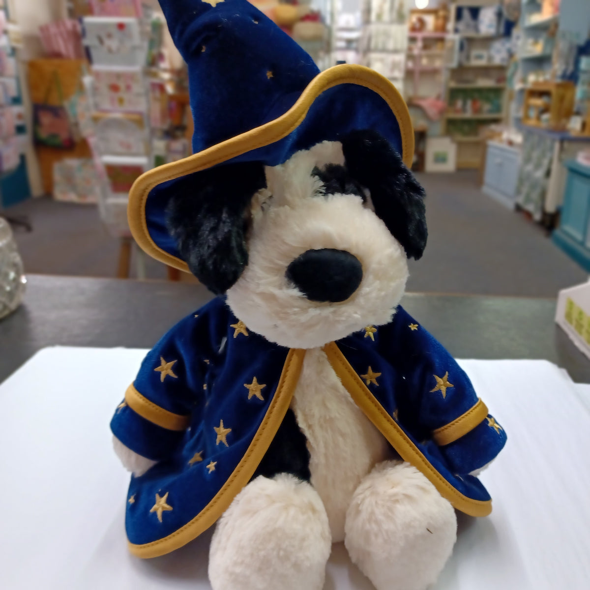 Jellycat Rufferty Puppy in a Wizard Outfit