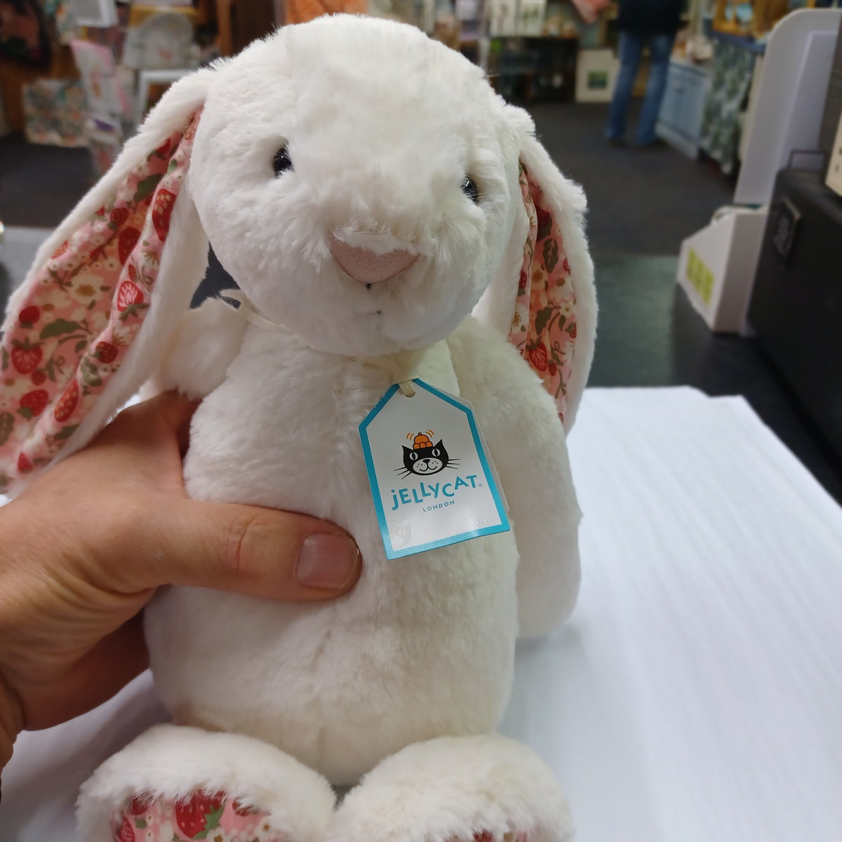 Jellycat Blossom Cream Bunny 'Berry'