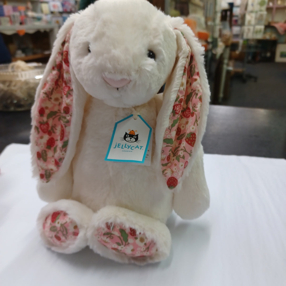 Jellycat Blossom Cream Bunny 'Berry'