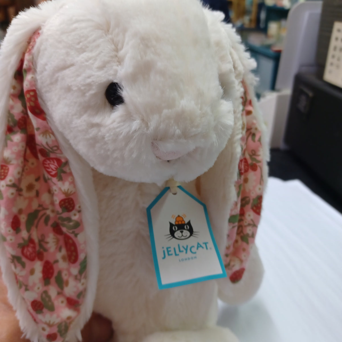 Jellycat Blossom Cream Bunny 'Berry'