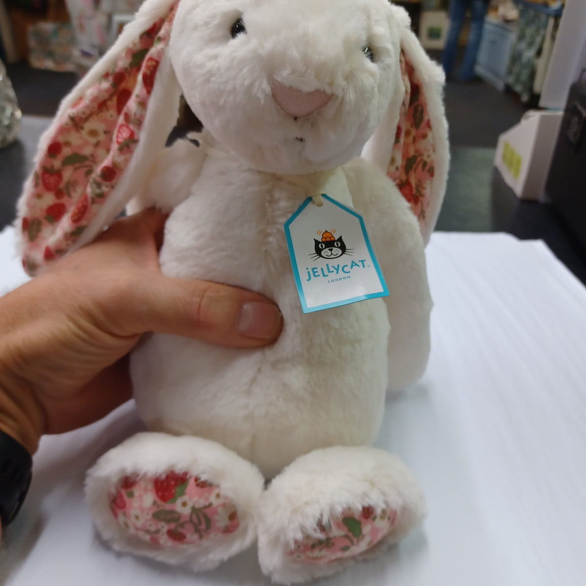 Jellycat Blossom Cream Bunny 'Berry'