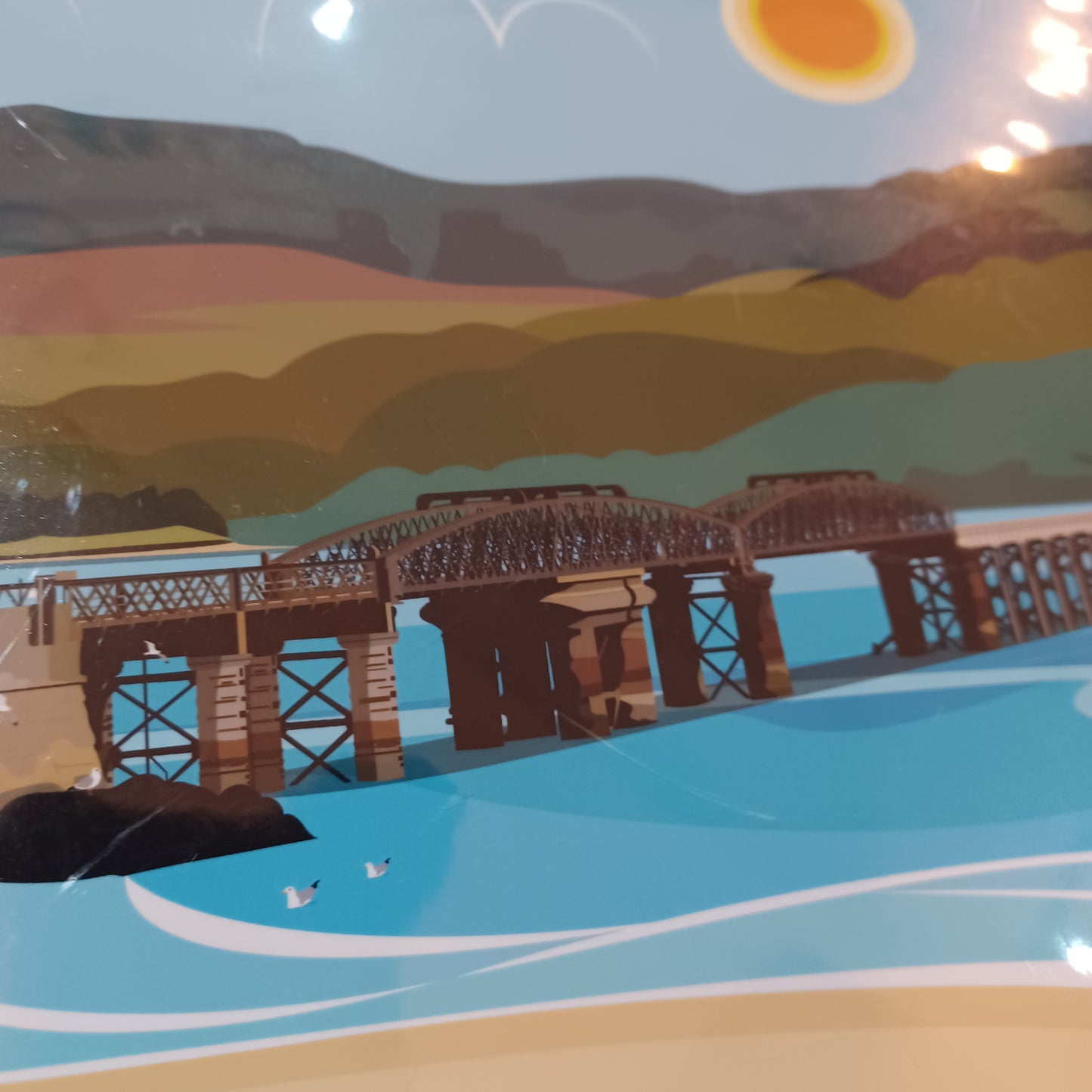 Barmouth Bridge A4 print (unframed)