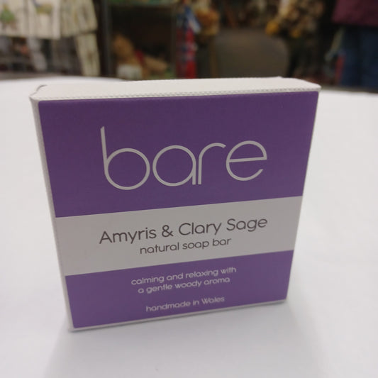 Bare Amyris & Clare Sage Natural Soap Bar