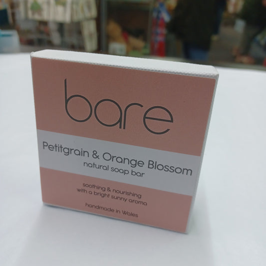 Bare Petitgrain & Orange Blossom Natural Soap Bar