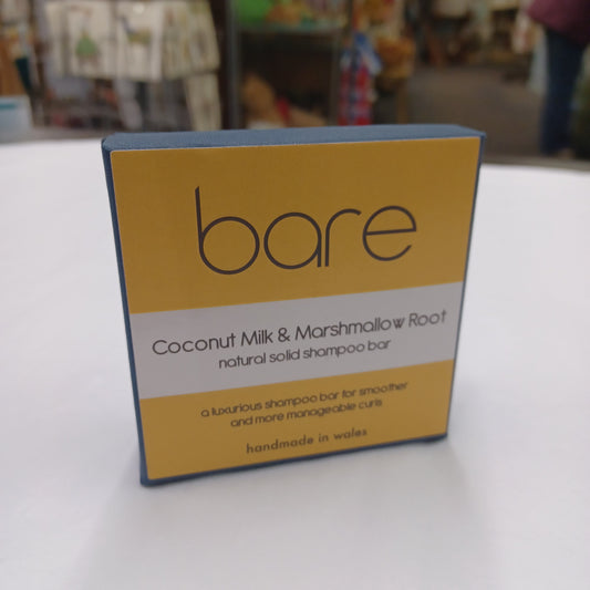 Bare Coconut Milk & Marshmallow Root Natural Solid Shampoo Bar