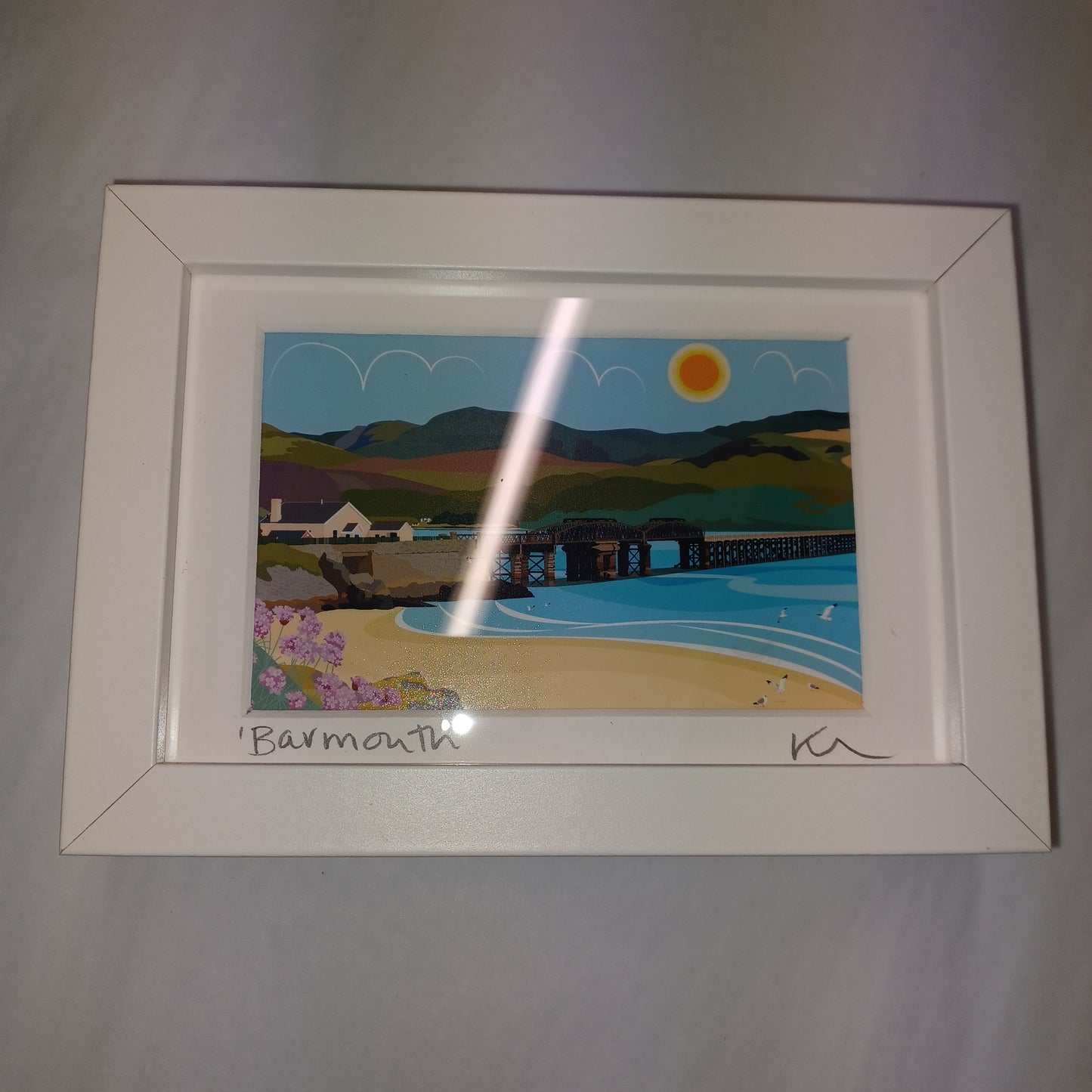 Barmouth Bridge framed print