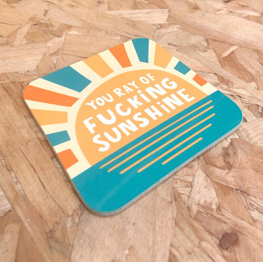 Ray of sunshine Coaster