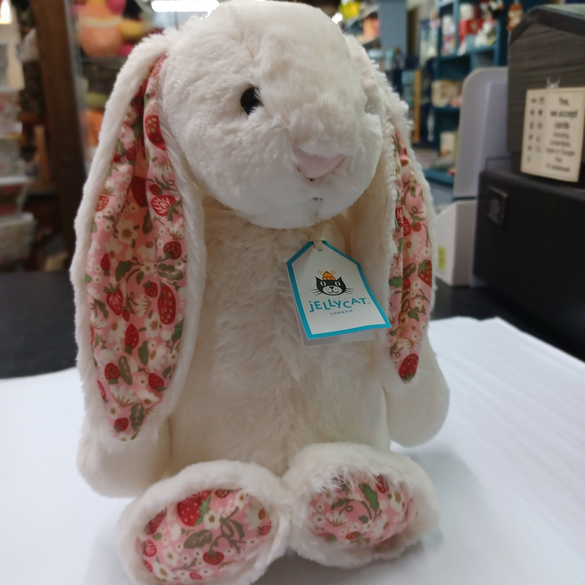 Jellycat Blossom Cream Bunny 'Berry'